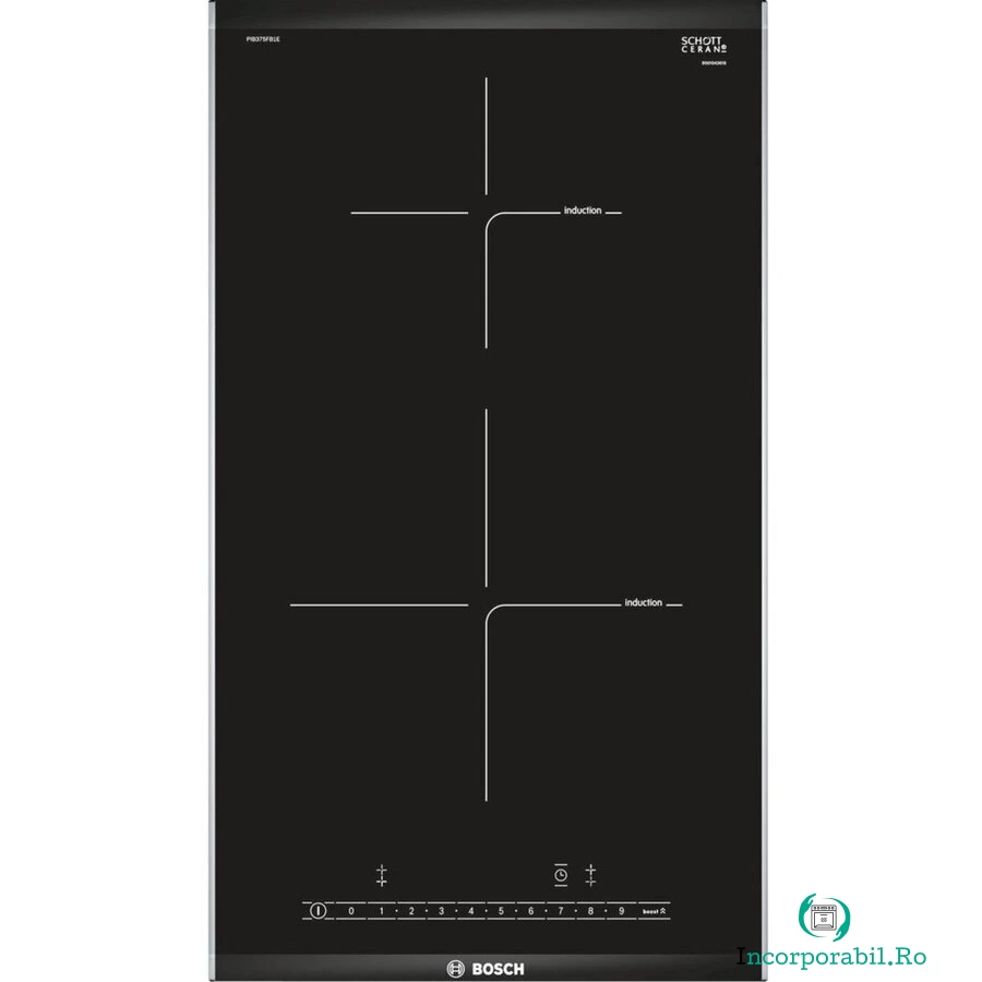 BOSCH Plita incorporabila Bosch PIB375FB1E inductie 2 zone neagra