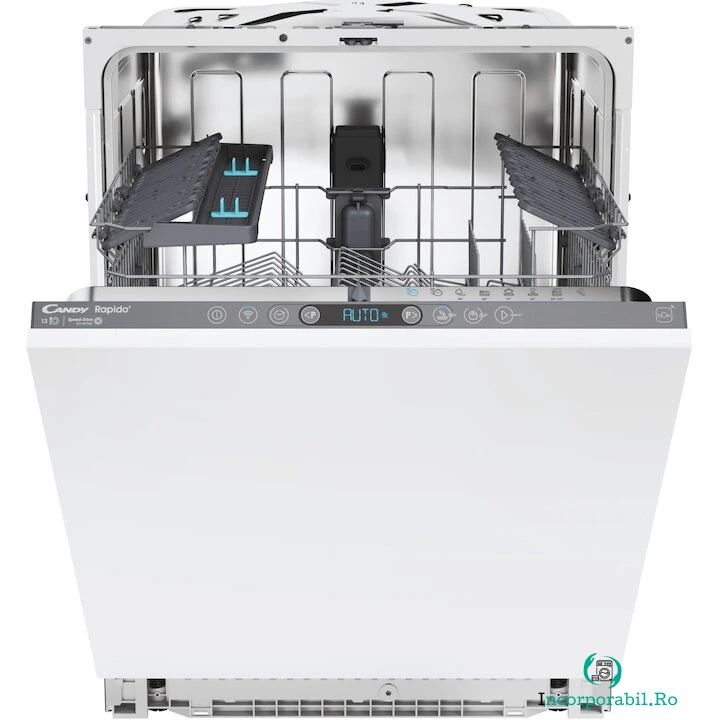 CANDY Masina de spalat vase incorporabila Candy Rapido CI 3C6F0A, 13 seturi, 8 programe, Clasa C, WiFi+Ble, Wash & Dry 35', Motor Speed-Drive Inverter , Automatic Open Door, 60 cm la 1,691.99 lei ron