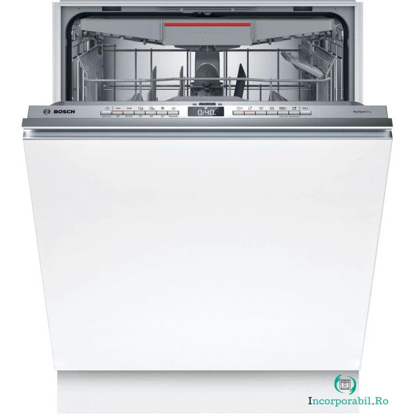 BOSCH Masina de spalat vase incorporabila Bosch SMV6ZCX10E, 14 seturi, 6 programe, Clasa B, Home Connect, 60 cm, Alb