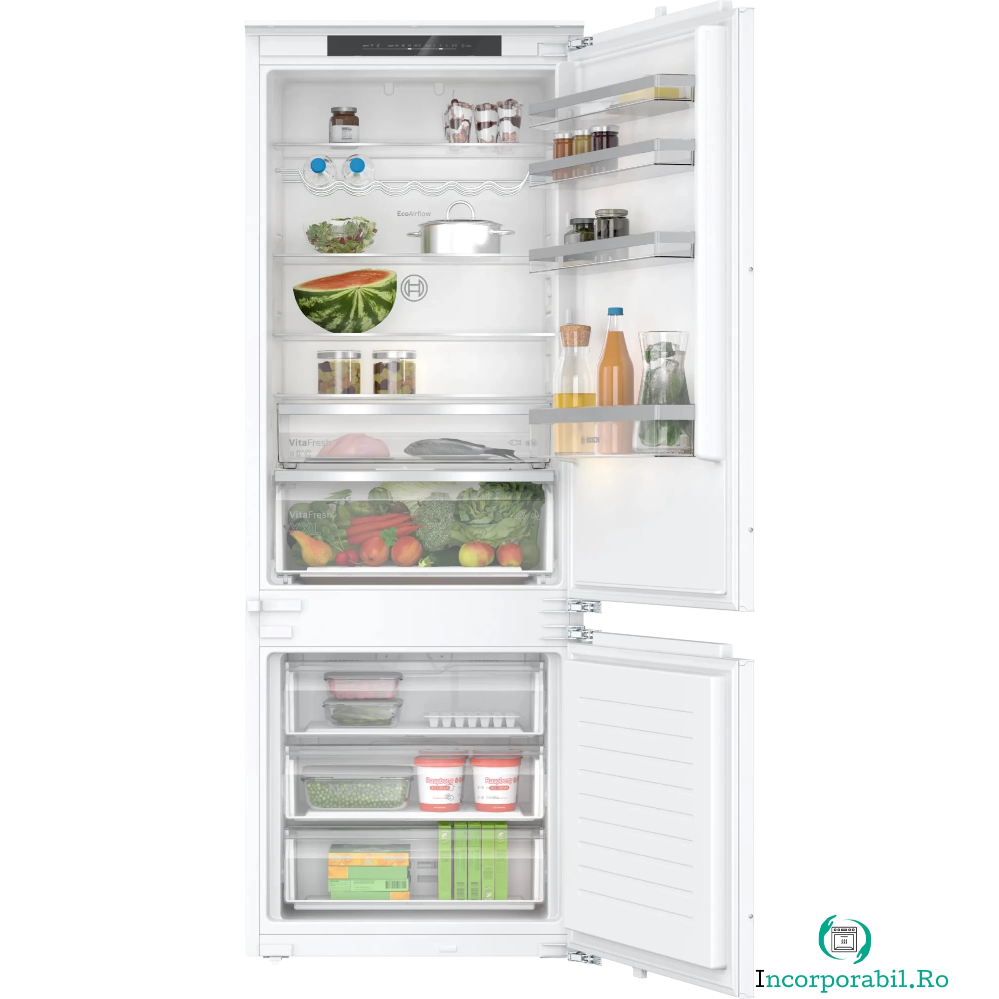 Combina frigorifica incorporabila Bosch KBN96VFE0, No Frost, Iluminare LED, Home Connect, Clasa E la 5,667.99 lei ron