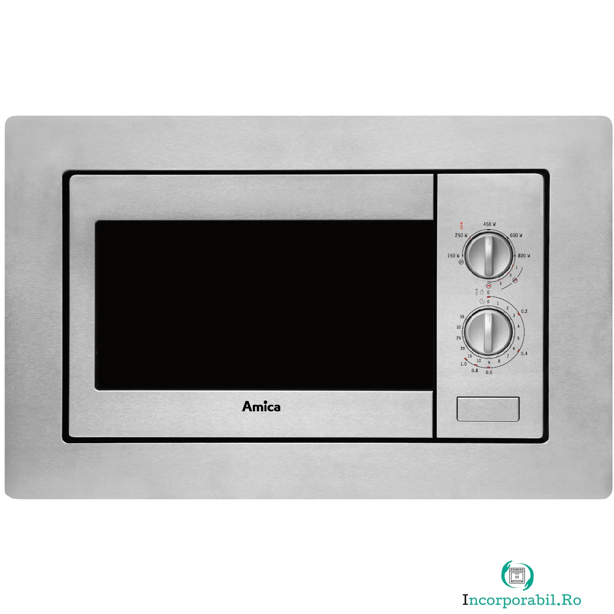 Cuptor cu microunde incorporabil Hansa AMM20BIMH, 20 l, 800 W, Grill, Inox la 699.99 lei ron