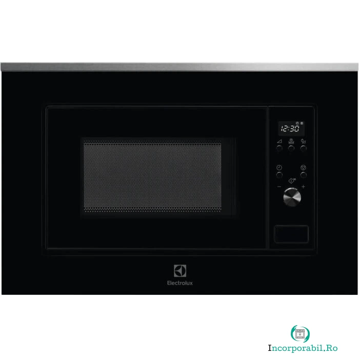 Electrolux Cuptor cu microunde incorporabil Electrolux LMS2203EMX, 20 l, 700 W, Avertizare sonora, Afisaj LED, Negru la 1,341.99 lei ron