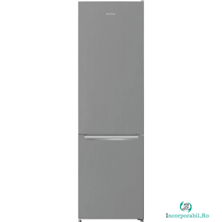 Arctic Combina frigorifica Arctic, - Vol util: 266 l (190 l frigider + 76 l congelator); Dimensiuni 181,3x54x57.4 (HxLxA, cm); Clasa energetica E; compartiment Garden Fresh; Culoare: Silver