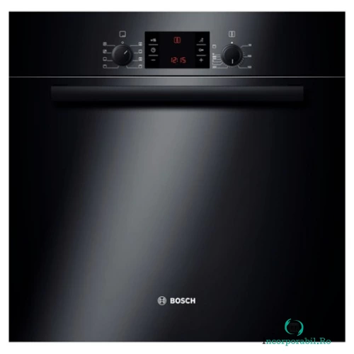 Cuptor incorporabil electric Bosch HBA43T360, 7 functii, grill, decongelare, Clasa A, negru la 2,099.99 lei ron