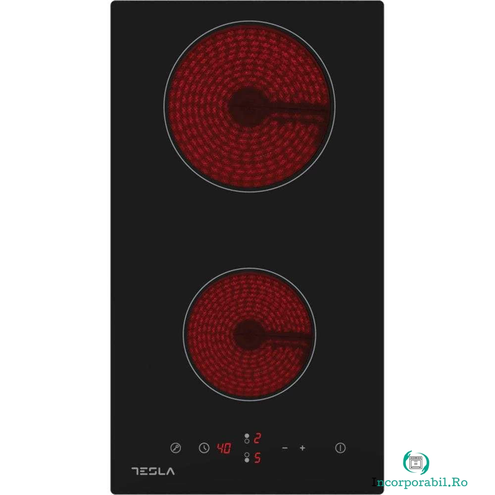Plita incorporabila Tesla HV3200MB, Electrica, 2 zone de gatit