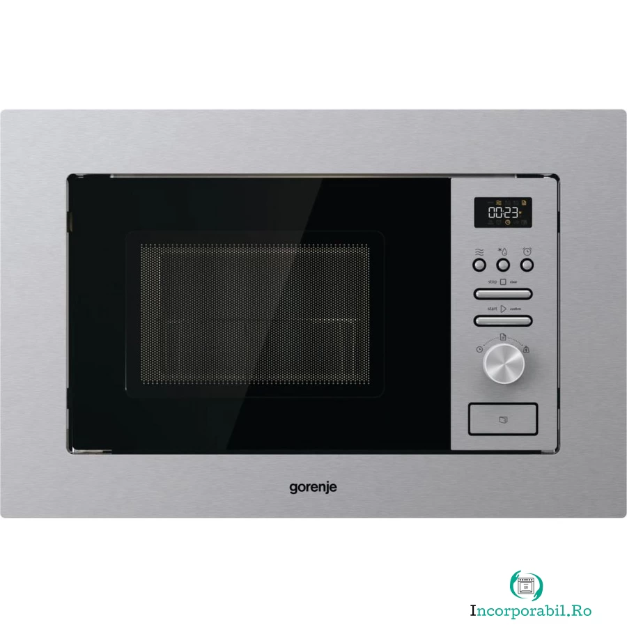 Gorenje Cuptor cu microunde incorporabil Gorenje BM201AG1X, 20l, 800 W, grill, inox la 984.99 lei ron