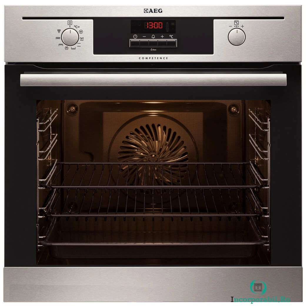Cuptor incorporabil AEG BE5013421M, Electric, Multifunctional, 74 l, Grill, Clasa A, Inox