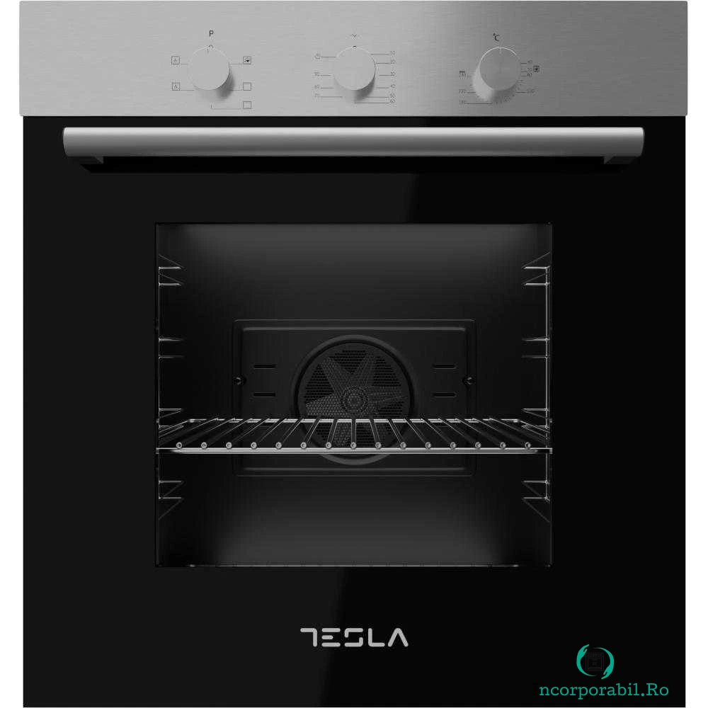 Cuptor incorporabil Tesla BO600SX, Electric, 60 l, Clasa A
