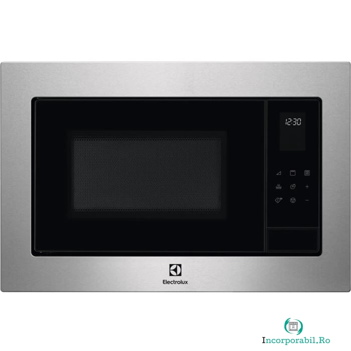 Electrolux Cuptor cu microunde incorporabil Electrolux EMS4253TEX, 25 l , 900 W, Grill 1000 W, Inox/Negru la 1,917.99 lei ron