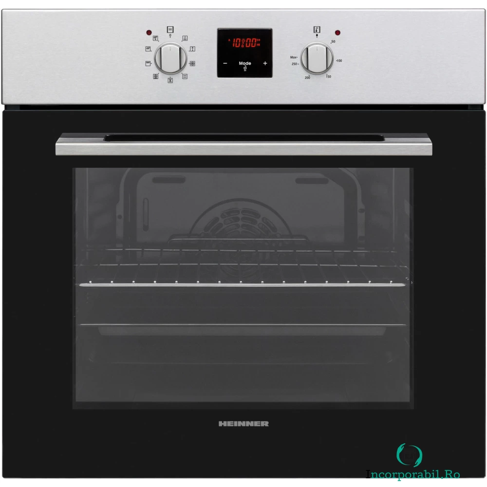 Cuptor incorporabil Heinner HBO-V659GCD-IX, Electric, Grill, 65 l, 9 functii, Functie Dezghetare, Timer, Clasa A, Inox