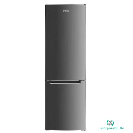 Samus Combina Frigorifica Samus SCX344E, 262 l, Termostat reglabil, Clasa energetica E, 3 sertare la congelator, H 180 cm, Inox/Argintiu la 1,249.99 lei ron
