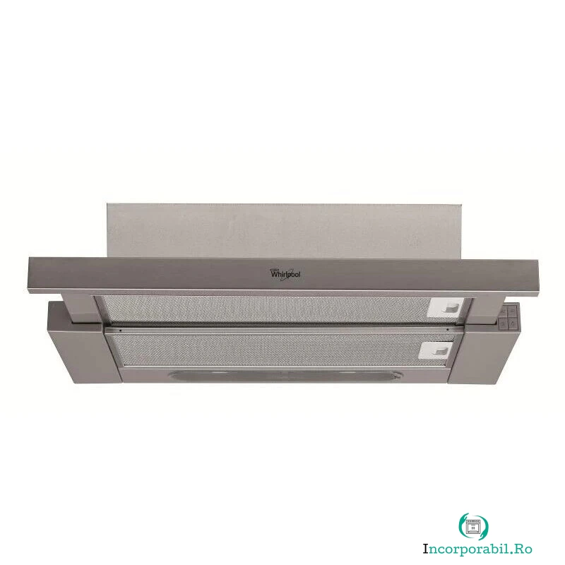 Whirlpool Hota incorporabila telescopica Whirlpool AKR 5390 IX, putere absorbtie 271 mc/h, 1 motor, 60 cm, Inox