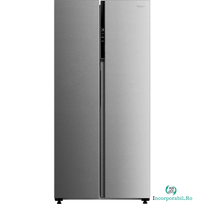 TESLA Frigider Side By Side Tesla RB4600FMXE, 460 L, Clasa E, Total No Frost, Inverter, Display, 177 cm, Inox