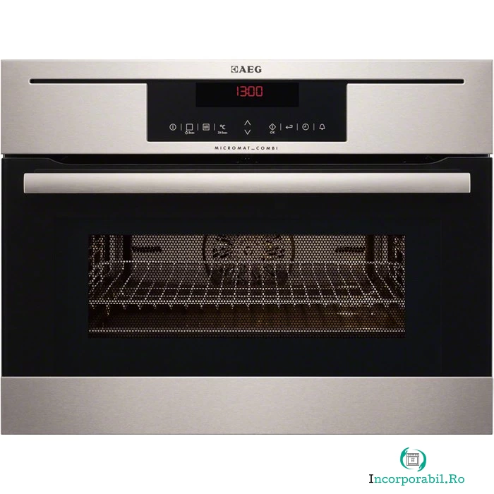 Cuptor compact incorporabil AEG KM8403021M, Electric, Grill, 43 l, Functie microunde, Clasa A