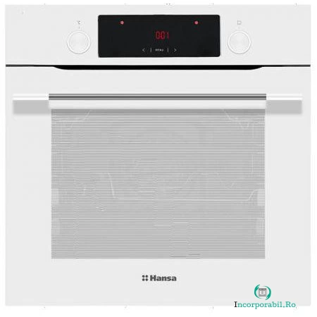 hansa Cuptor electric incorporabil Hansa BOEW68481, 62 l, 10 functii, Alb la 1,275.99 lei ron