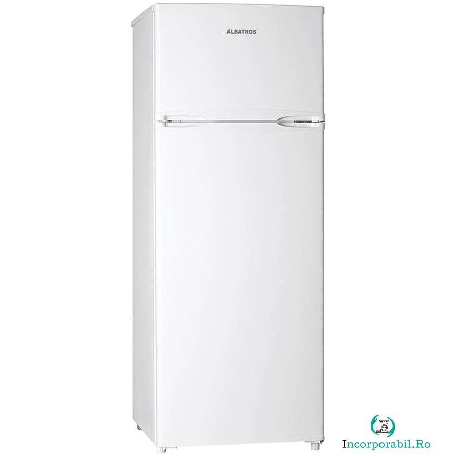 Albatros Frigider cu 2 usi Albatros FA203E, 151 L, Clasa energetica E, Termostat reglabil, H 123 cm, Alb
