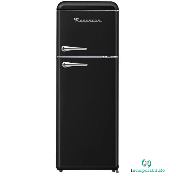 Ravanson Refigerator Retro LKK-210RB, Capacitate netă congelator 51 L, Capacitate neta frigider 157 L