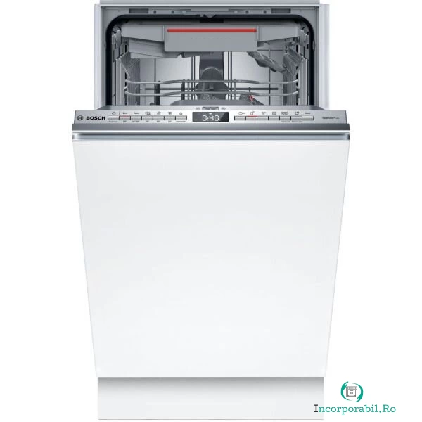 BOSCH Masina de spalat vase incorporabila Bosch SPV4HMX49E, 10 seturi, 6 programe, Clasa E, Home Connect, 45 cm, Alb