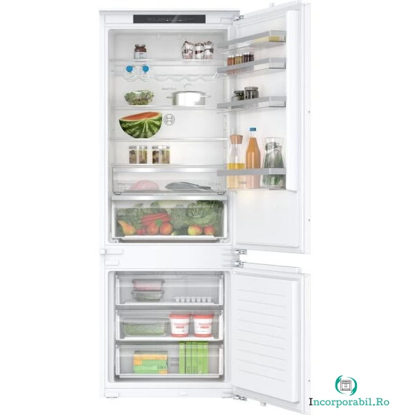 BOSCH Combina frigorifica Incorporabila Bosch KBN96VFE0, 383 l, No Frost, VitaFresh, Iluminare LED, Clasa E, H 194 cm la 7,319.99 lei ron