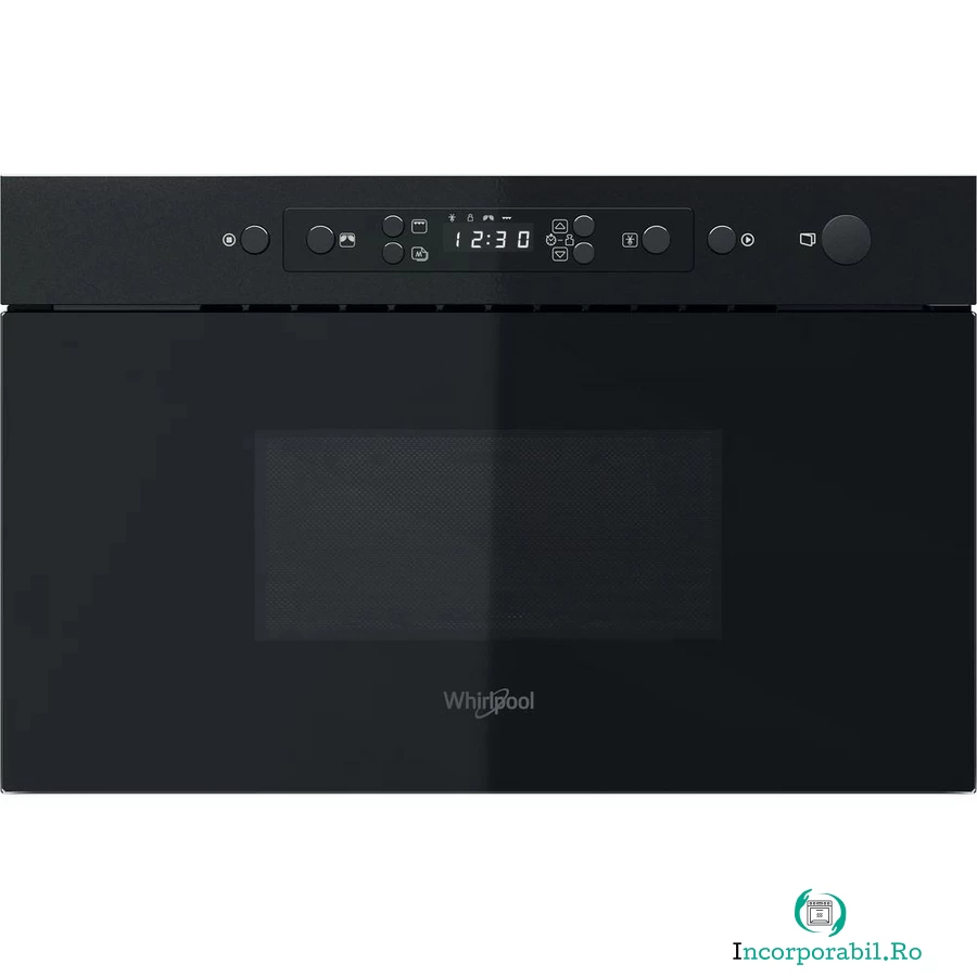 Whirlpool Cuptor cu microunde incorporabil Whirlpool MBNA920B, 22 l, 750 W, Grill, Tehnologia 3D, Child lock, Quartz grill, Jet Start, JetDefrost, Negru la 1,998.99 lei ron