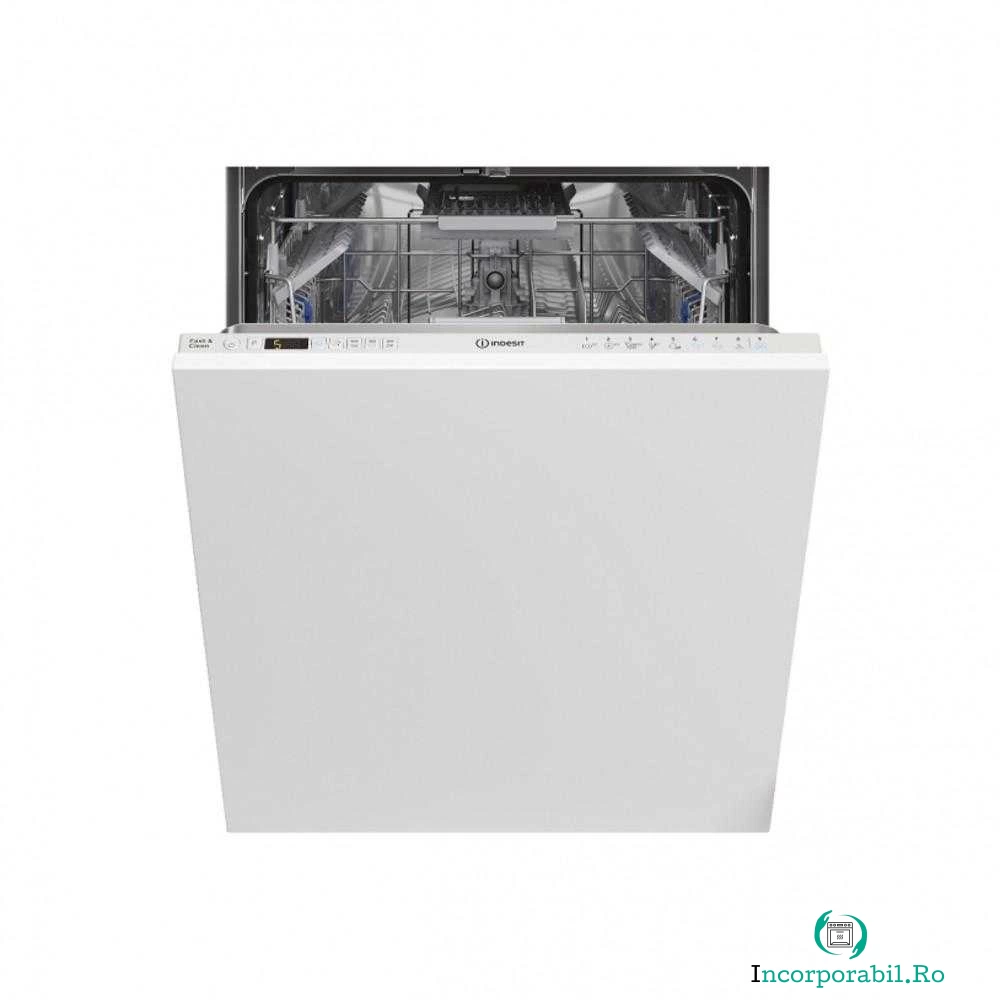 Masina de spalat vase incorporabila Indesit DIO 3C24 AC E, 14 seturi, 9 programe, Clasa E