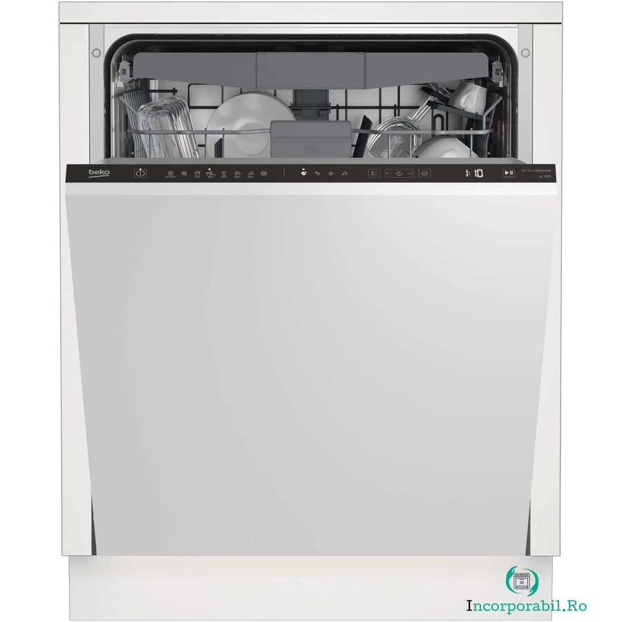 Beko Masina de spalat vase incorporabila Beko BDIN38521Q, 15 seturi, 8 programe, Motor ProSmart Inverter, Fast+, AutoGlassShield, Clasa E, 60 cm la 2,288.99 lei ron