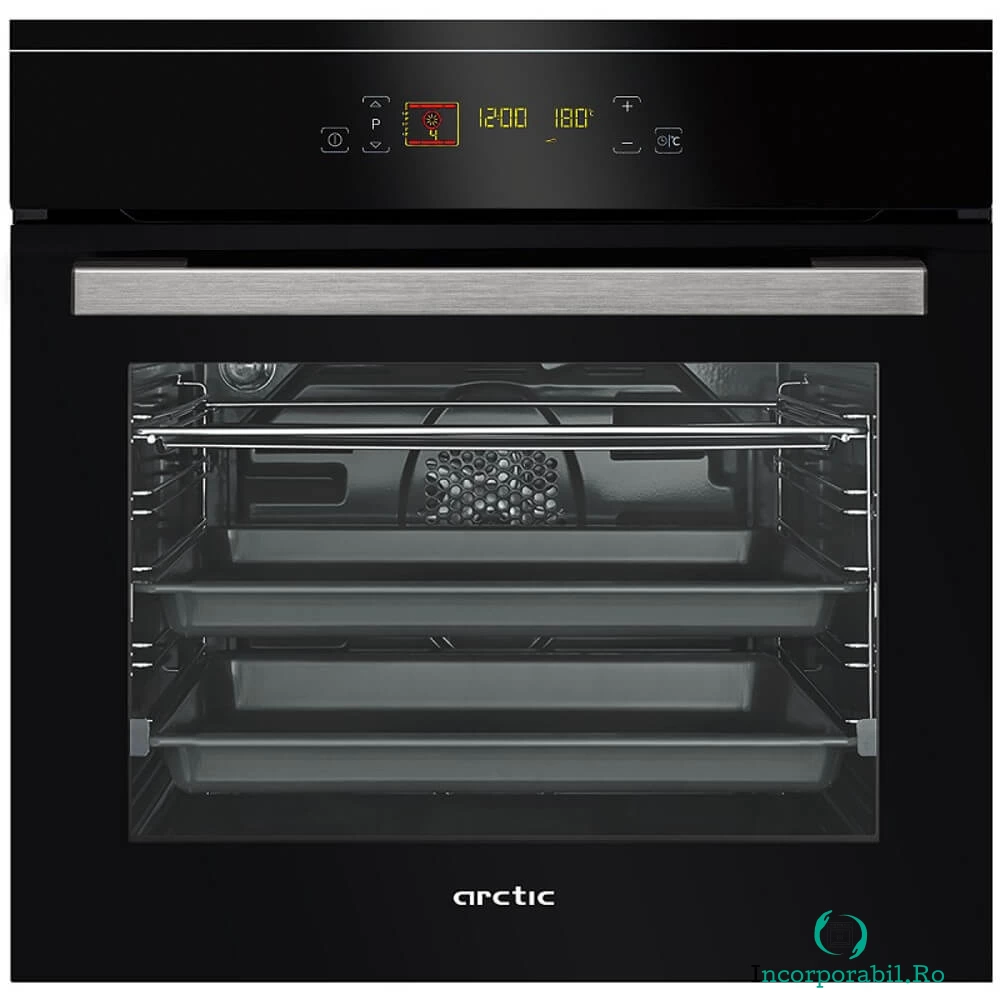 Cuptor incorporabil Arctic AROIM25603X, Electric, 71 l, Grill, Clasa A, Negru