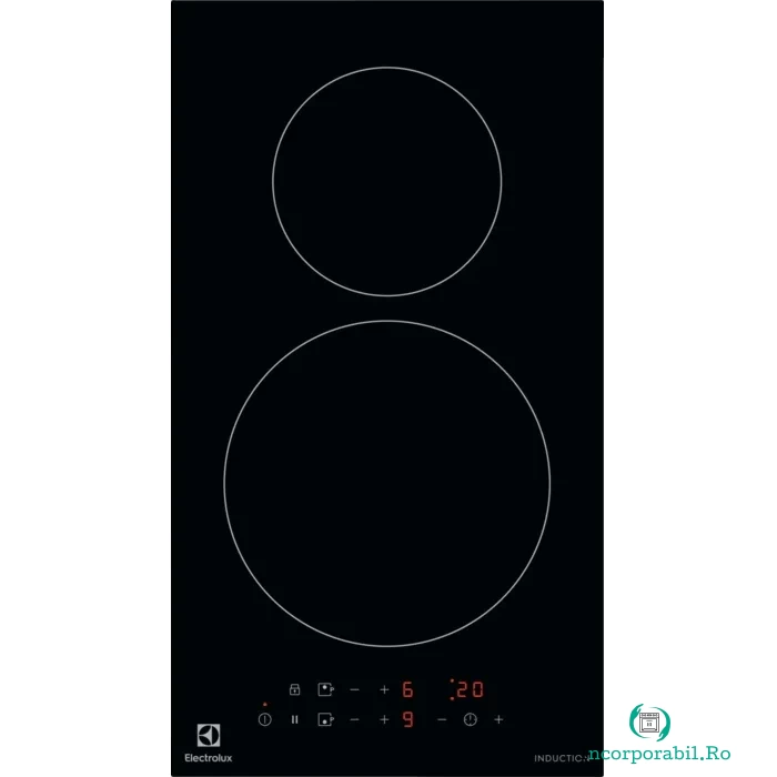 Electrolux Plita incorporabila Electrolux LIT30230C, Inductie, 2 zone de gatit, Power boost, Control touch, 29 cm, Negru la 1,344.99 lei ron