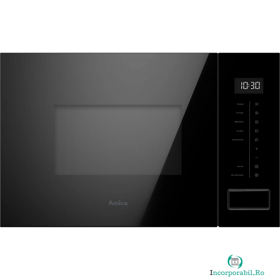 AMICA Amica AMMB20E5SGB X-TYPE, Cuptor cu micro unde incorporabil, 60 cm, Negru la 1,712.99 lei ron
