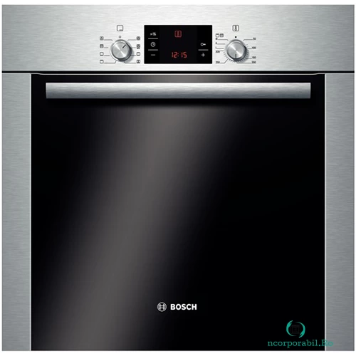 Cuptor incorporabil electric Bosch HBA63B251, multifunctional, grill,clasa A, inox la 3,499.90 lei ron