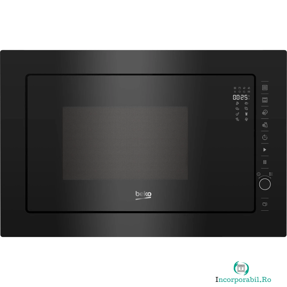 Cuptor cu microunde incorporabil Beko BMGB25333BG, 25 L, 900W, Grill, Negru la 1,449.99 lei ron