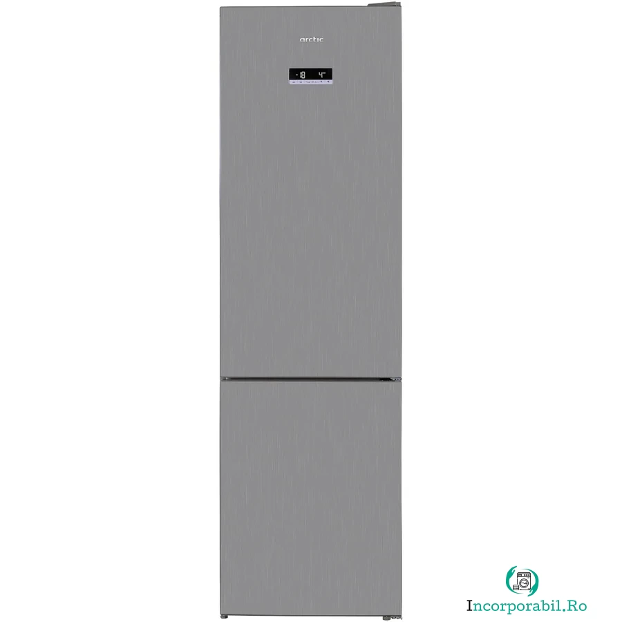 Arctic Combina frigorifica Arctic AK60406E40NFMT, 362 l, NoFrost, Display, Air Flow, Clasa A++, H 202 cm, Argintiu la 2,279.89 lei ron