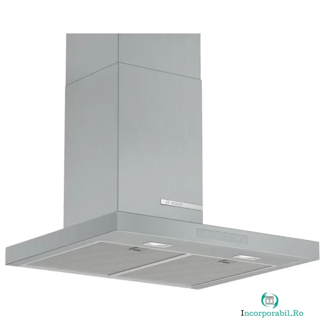 BOSCH Hota incorporabila decorativa Bosch DWB67CM50, Putere de absorbtie 671 mc/h, TouchControl, Motor EcoSilence Drive, Iluminare LED, Clasa A, 60 cm, Inox la 2,443.99 lei ron